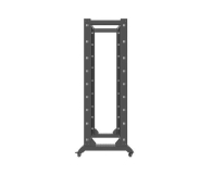 Lanberg Stojąca 19" 42U 600x800mm Open Rack (czarna) - 455672 - zdjęcie 5
